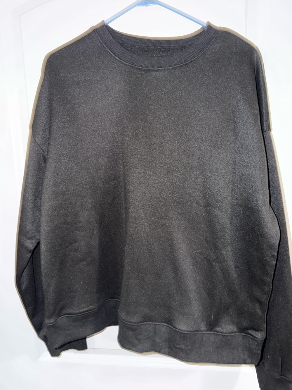 SHEIN Black Crewneck Sweatshirt